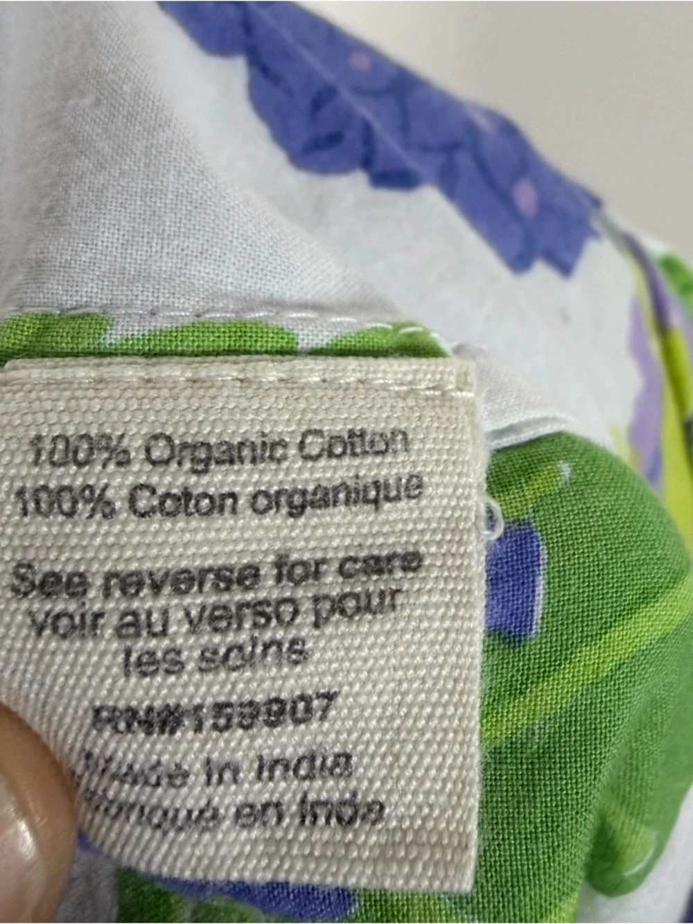 Print Fresh Pajama Pants Wide Leg Crop Hydrangea Hideout Size XL Cotton Frogs - Picture 7 of 7